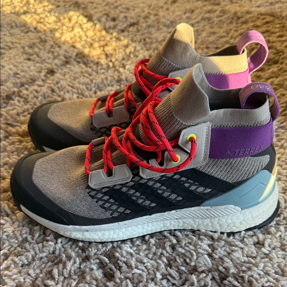 Adidas Terrex Gray and Black Hiking Shoes